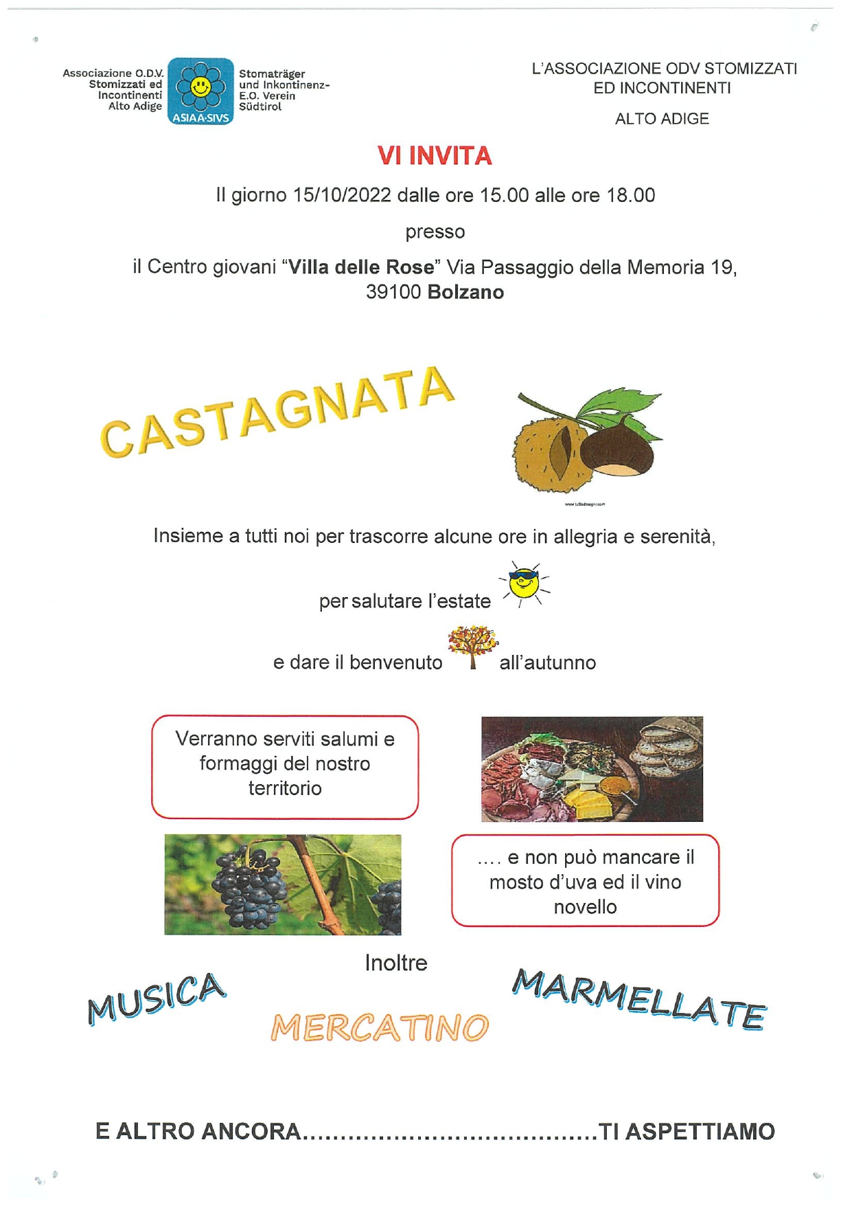 Invito Castagnata 2022